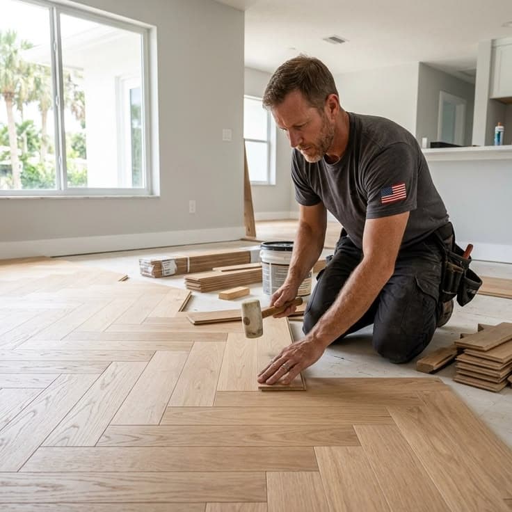 Premium hardwood flooring